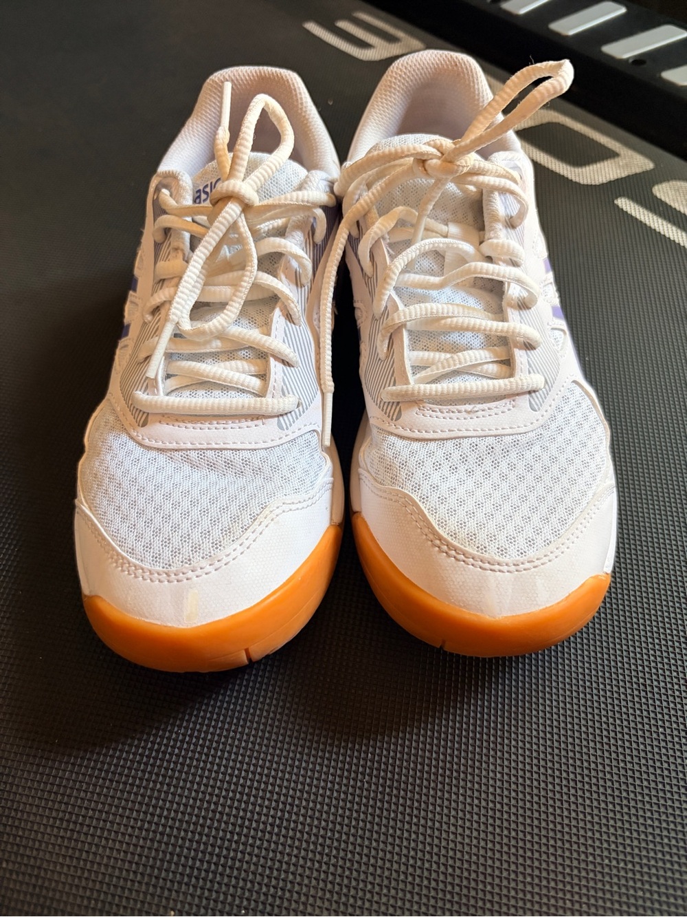ASICS Women's Upcourt 5 in White/Blue Violet - Picture 4 of 11